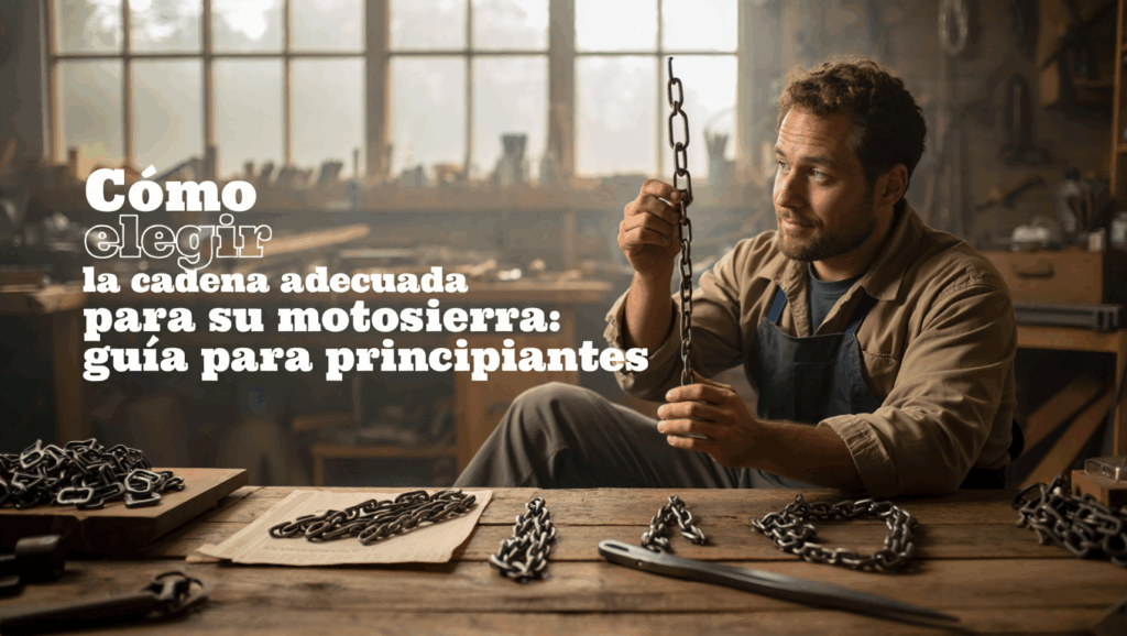 Cómo elegir la cadena adecuada para su motosierra: guía para principiantes